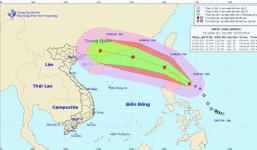 Bão Nida đang mạnh thêm, dự báo di chuyển theo hướng Tây Bắc